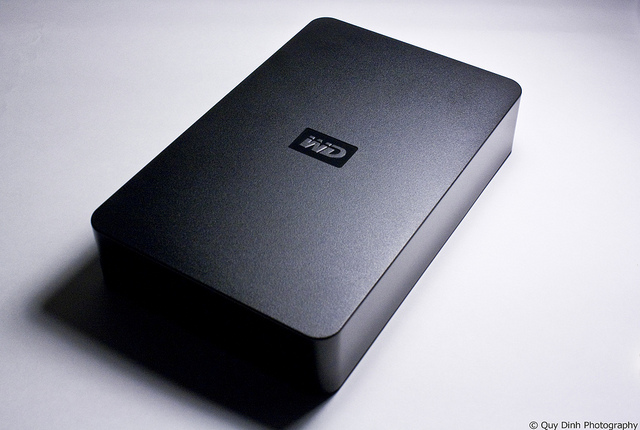 Western Digital Portable Hard Drive - photo by Quy D.