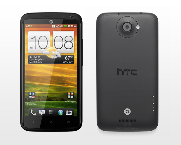 HTC One X+ Front and back of phone - Image copyright HTC